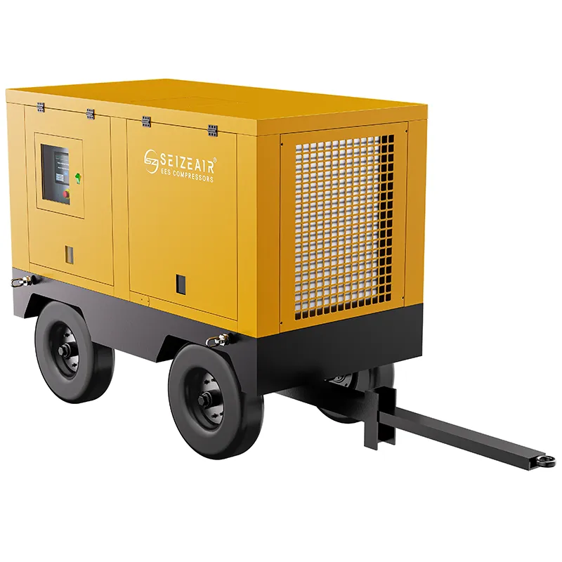 Sandblasting पोर्टेबल एयर कम्प्रेसर